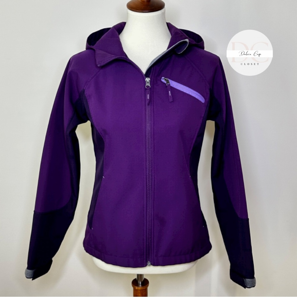 Women's FREE TECH HOODED JACKET Size XS (0-2) Color Purple
